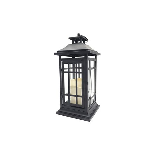 JH Specialties Inc/Lumabase Battery Operated Metal Lantern with LED Candle - Window