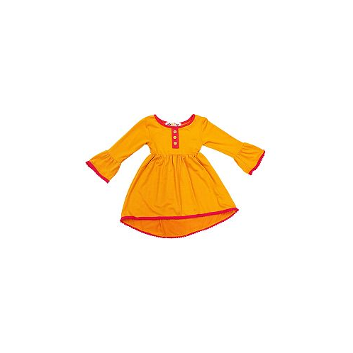 Mixed Up Clothing Baby Girls Pom-Pom-Trim Hi-Low Dress