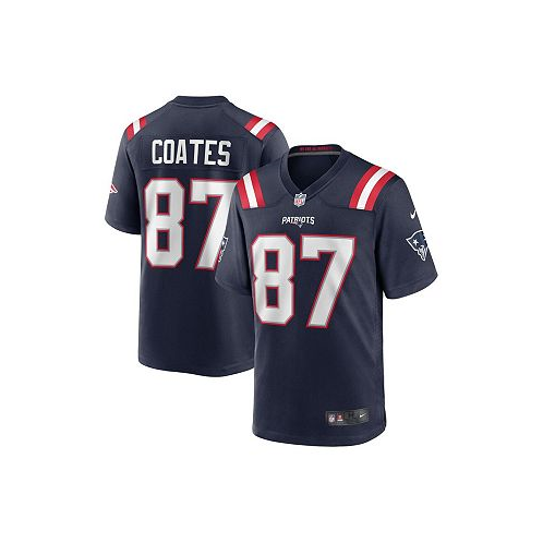Nike Mens Ben Coates Navy New England Patriots Game Retired Player Jersey