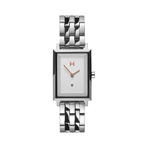 MVMT Womens Signature Square Stainless Steel Bracelet Watch 24mm