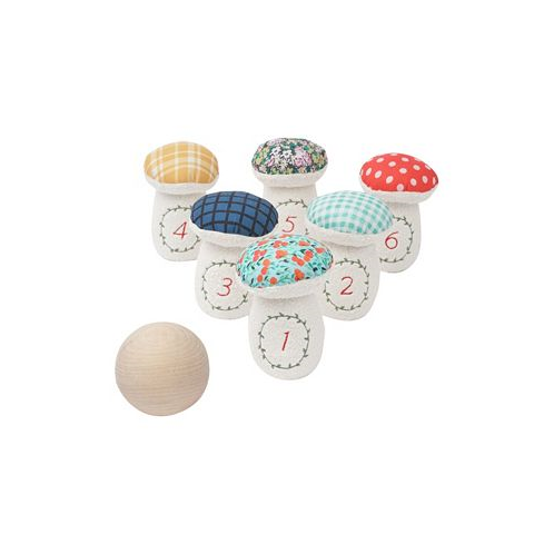 Manhattan Toy Company Decorative Soft Toadstool Junior Bowling Set 8 Piece