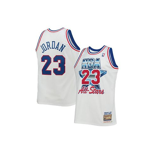 Mitchell & Ness Mens Michael Jordan White Eastern Conference Hardwood Classics 1992 NBA All-Star Game Authentic Jersey