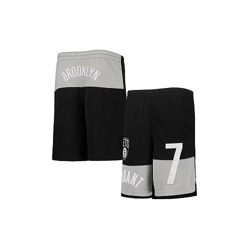 Outerstuff Big Boys Kevin Durant Black Brooklyn Nets Pandemonium Name and Number Shorts