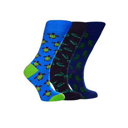 Love Sock Company Womens Ancient Bundle W-Cotton Novelty Crew Socks with Seamless Toe Design Pack of 3