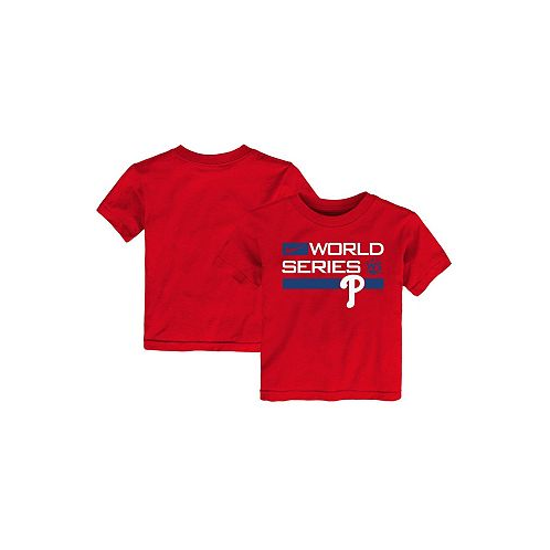 Nike Toddler Boys and Girls Red Philadelphia Phillies 2022 World Series Authentic Collection Dugout T-shirt