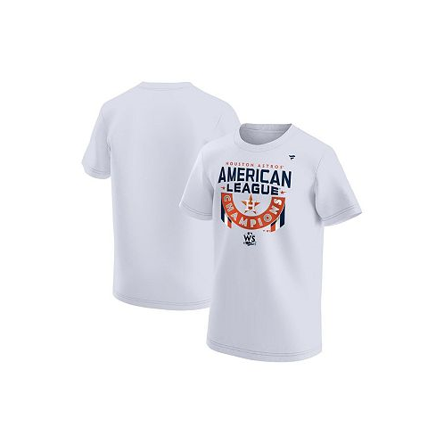 Fanatics Big Boys White Houston Astros 2022 American League Champions Locker Room T-shirt