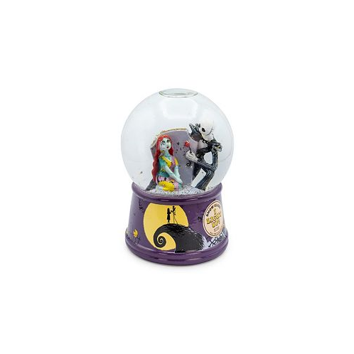 Silver Buffalo Nightmare Before Christmas Disney The Jack & Sally Light-Up Snow Globe with Swirling Glitter Display | Precious Keepsake Gifts and Collectibles Home Decor for Kids Room Essentials