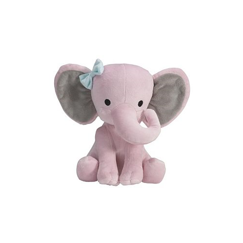 Bedtime Originals Twinkle Toes Pink Plush Elephant Stuffed Animal 10 Inch- Hazel