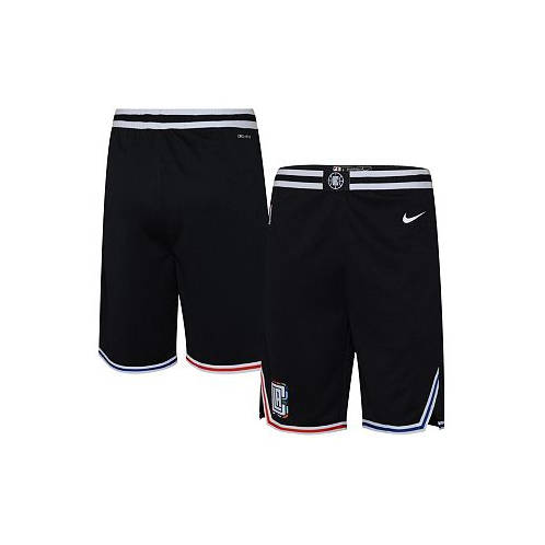 Jordan Big Boys Black La Clippers 2022/23 City Edition Swingman Shorts