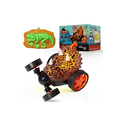 Force1 Dino Whirler Triceratops Stunt Car Mini RC Car for Kids