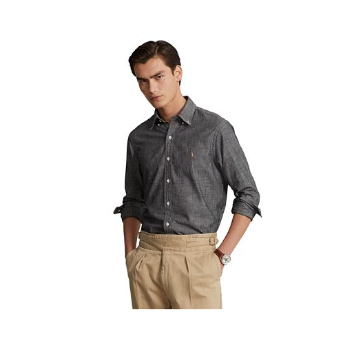 Polo Ralph Lauren Mens Classic-Fit Chambray Shirt
