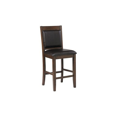 Coaster Home Furnishings 2-Piece Asian Hardwood Dewey Upholstered Counter Height with Footrest Chairs Set