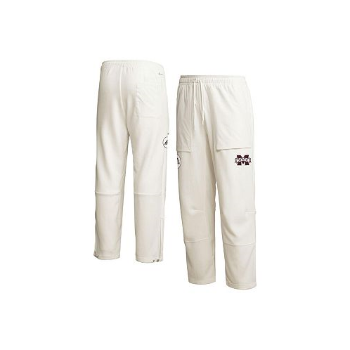 Adidas Mens Cream Mississippi State Bulldogs Zero Dye AEROREADY Pants