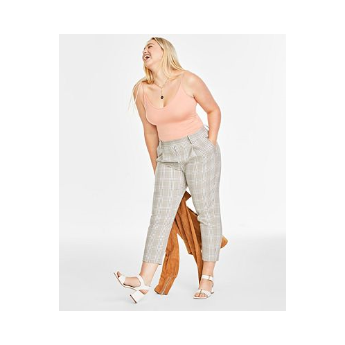 On 34th Womens Double-Weave Pull-On Ankle Pants