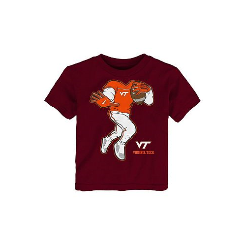 Outerstuff Toddler Boys and Girls Maroon Virginia Tech Hokies Stiff Arm T-shirt