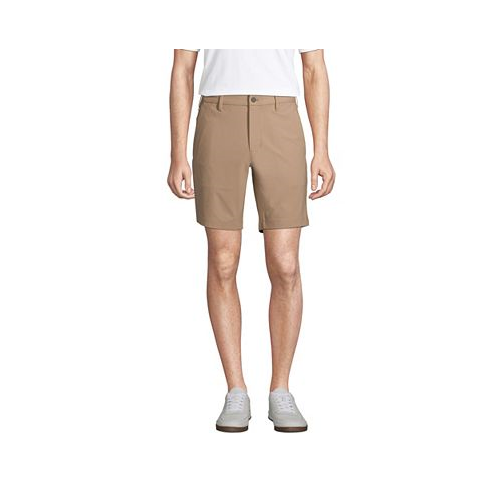 Lands End Mens Straight Fit Flex Performance Chino Shorts
