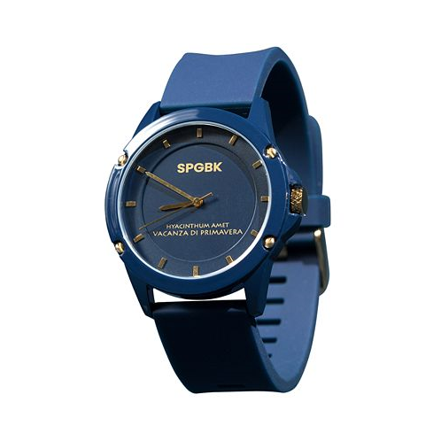 SPGBK Watches Unisex Smith Blue Silicone Strap Watch 44mm
