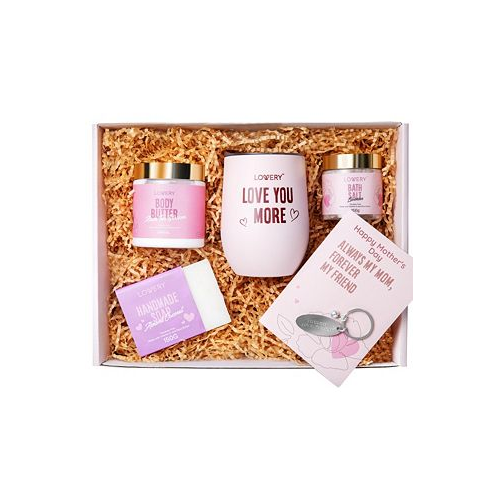 Lovery New Mom Gifts Spa Gift Set for Mom To Be Bath and Body Gift Set 7 Piece