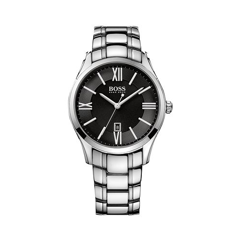 Hugo Boss Mens Ambassador Stainless Steel Bracelet Watch 43mm 1513025