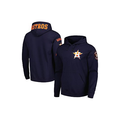 Pro Standard Mens Navy Houston Astros Team Logo Pullover Hoodie