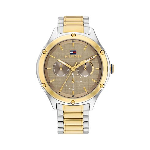 Tommy Hilfiger Womens Multifunction Two-Tone Stainless Steel Watch 40mm