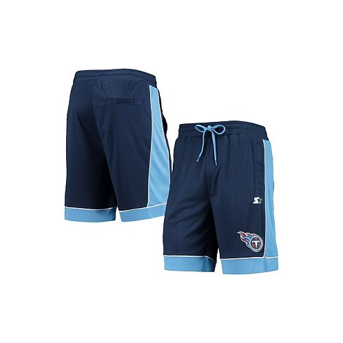 Starter Mens Navy Blue Tennessee Titans Fan Favorite Fashion Shorts