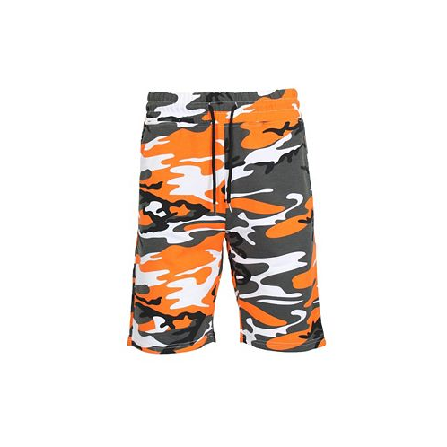 Galaxy By Harvic Mens Camo Printed French Terry Shorts