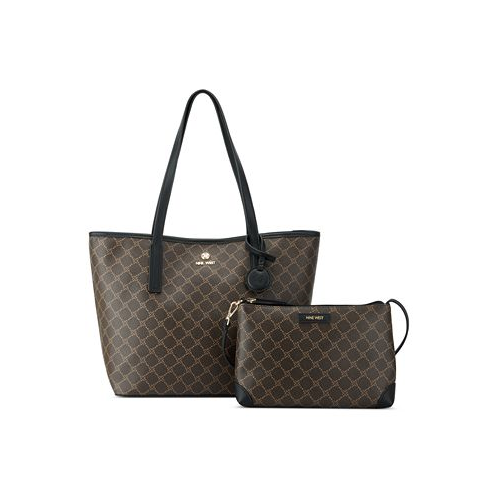 Nine West Womens Delaine 2 in 1 Tote