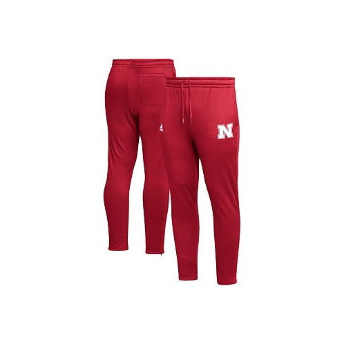 Adidas Mens Scarlet Nebraska Huskers AEROREADY Tapered Pants