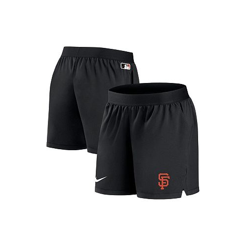 Nike Womens Black San Francisco Giants Authentic Collection Team Performance Shorts