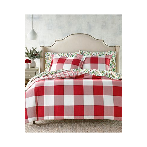 Charter Club Red Check Flannel Comforter Twin