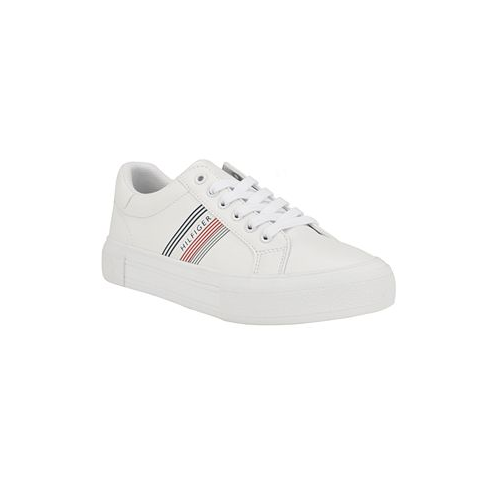 Tommy Hilfiger Womens Andrei Casual Lace Up Sneakers