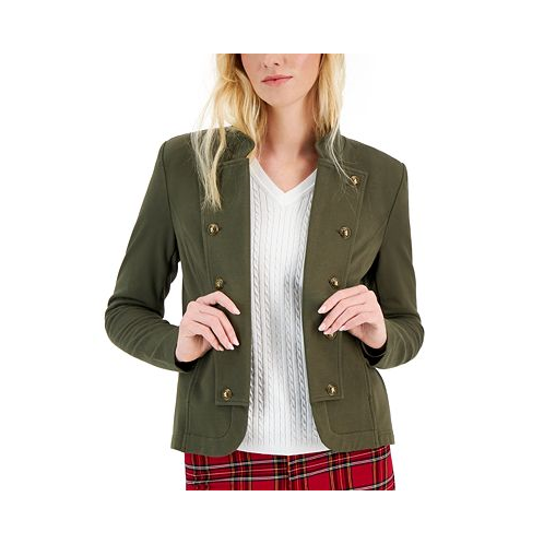 Tommy Hilfiger Womens Military Band Jacket