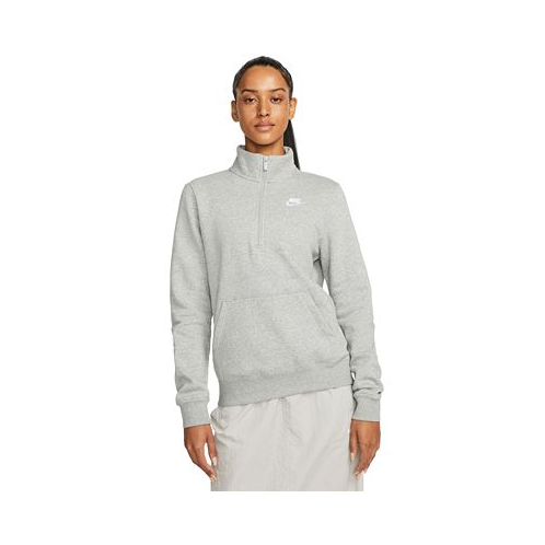 Nike Womens Sportswear Club Fleece 1/2-Zip Sweatshirt
