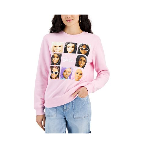 Love Tribe Juniors Barbie Grid Graphic Sweatshirt