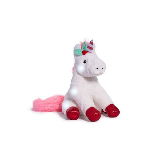 Geoffreys Toy Box CLOSEOUT! 13 Glow Brights Toy Plush LED with Sound Unicorn Created for Macys