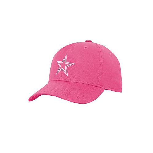 Outerstuff Big Girls Pink Dallas Cowboys Adjustable Hat