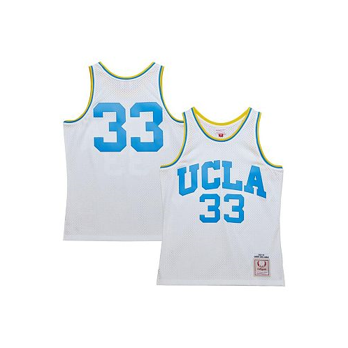 Mitchell & Ness Mens Kareem Abdul-Jabbar White UCLA Bruins 1968 Throwback Jersey