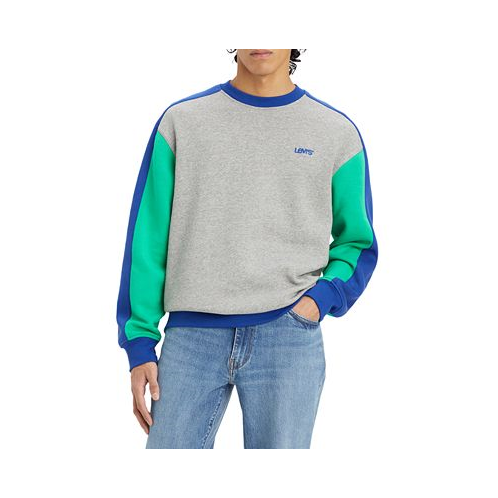 Levis Mens Relaxed-Fit Colorblocked Logo Sweatshirt