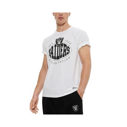 Hugo Boss Mens BOSS x NFL Las Vegas Raiders T-shirt