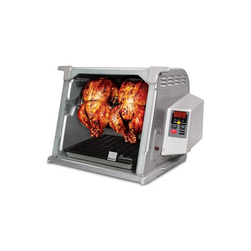 Ronco Digital Rotisserie Oven Platinum Digital Design Large Capacity (15lbs) Countertop Oven Multi-Purpose Basket for Versatile Cooking