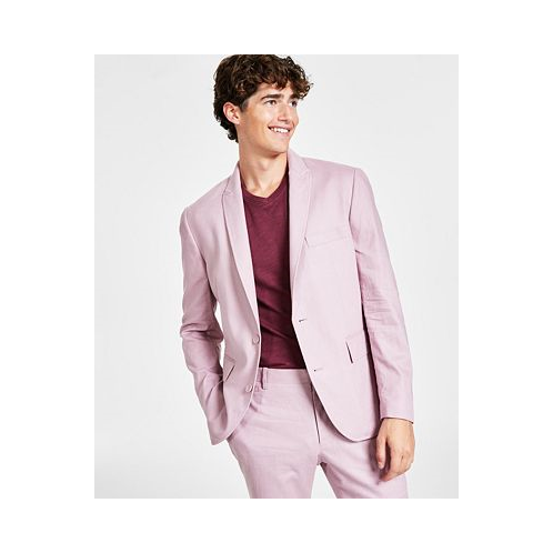 I.N.C. International Concepts Mens Slim-Fit Stretch Linen Blend Suit Jacket