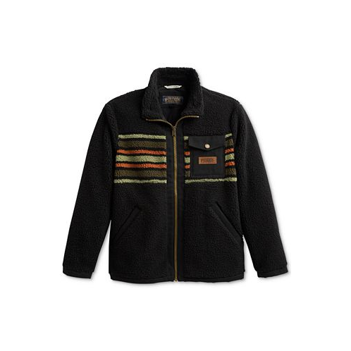Pendleton Mens Stand-Collar Fleece Jacket