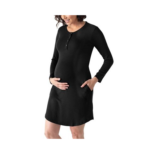 Kindred Bravely Maternity Betsy Ribbed Nursing Nightgown