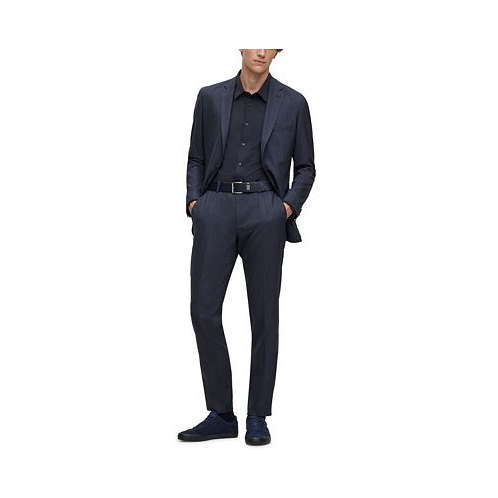Hugo Boss Mens Performance-Stretch Slim-Fit Suit