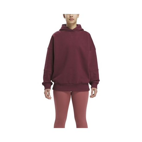 Reebok Womens Lux Oversized Sweatshirt Hoodie A Macys Exclusive