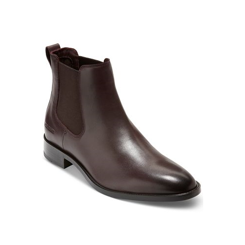 Cole Haan Mens Hawthorne Leather Pull-On Chelsea Boots