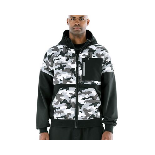 RefrigiWear Big & Tall Men s Camo Diamond-Quilted Insulated Softshell Hooded Jacket 20°F (-7°C)