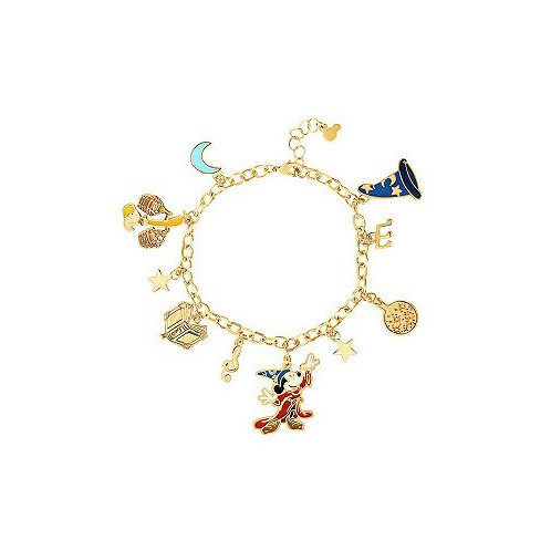 Disney Womens Mickey Mouse Fantasia Charm Bracelet - 7 + 1