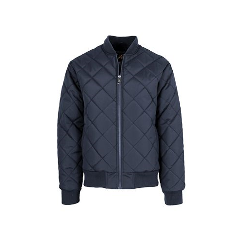 Spire By Galaxy Mens Quilted Bomber Jacket